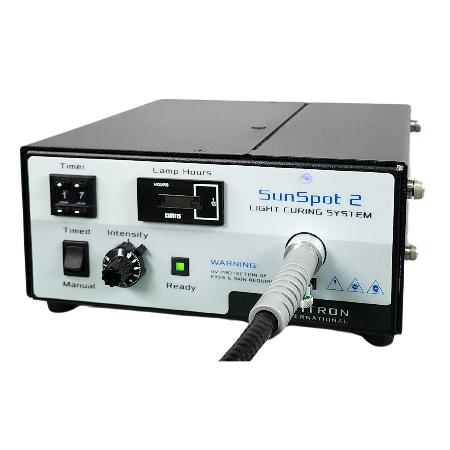 SunSpot 2 light curing system on a white background