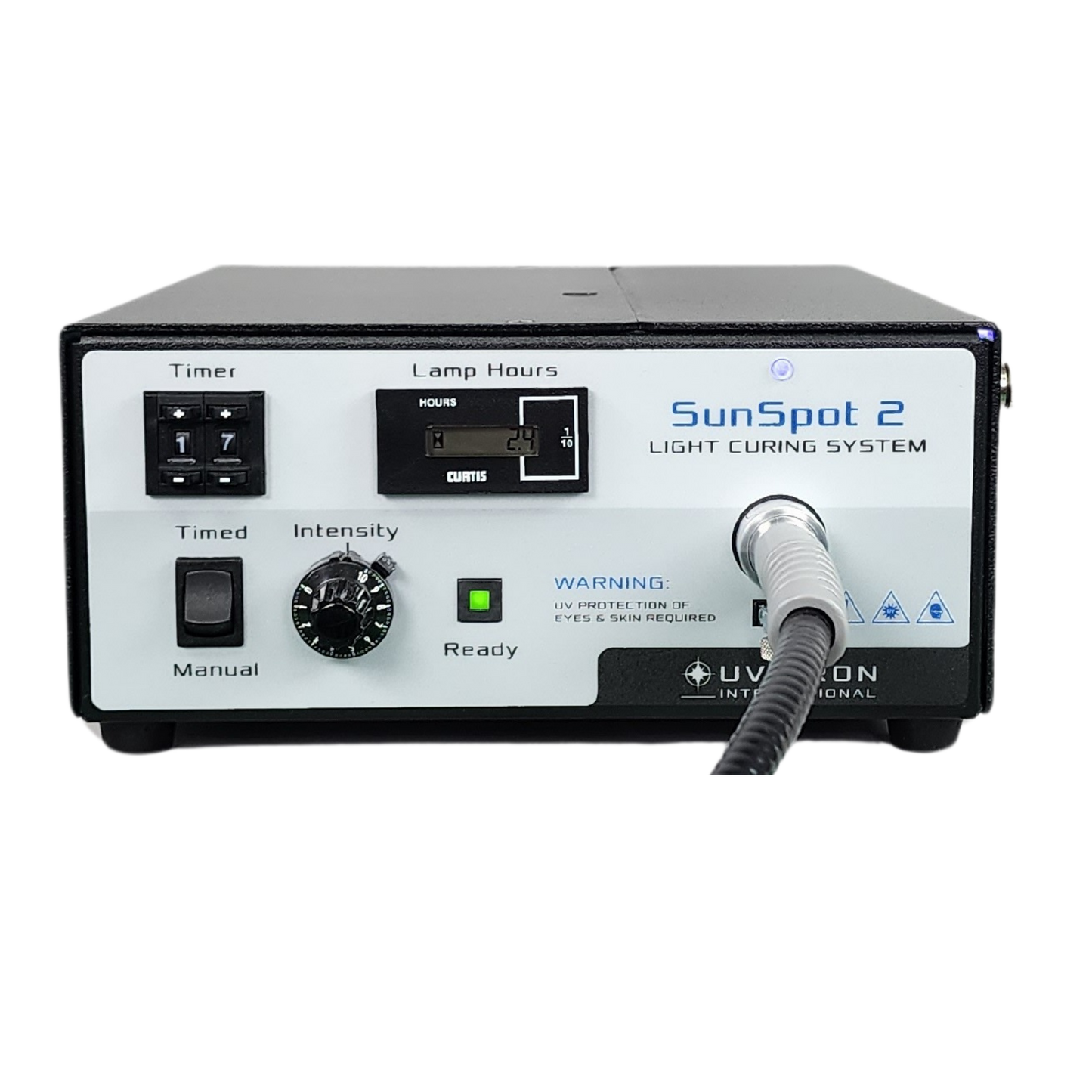 SunSpot 2 light curing system on a white background