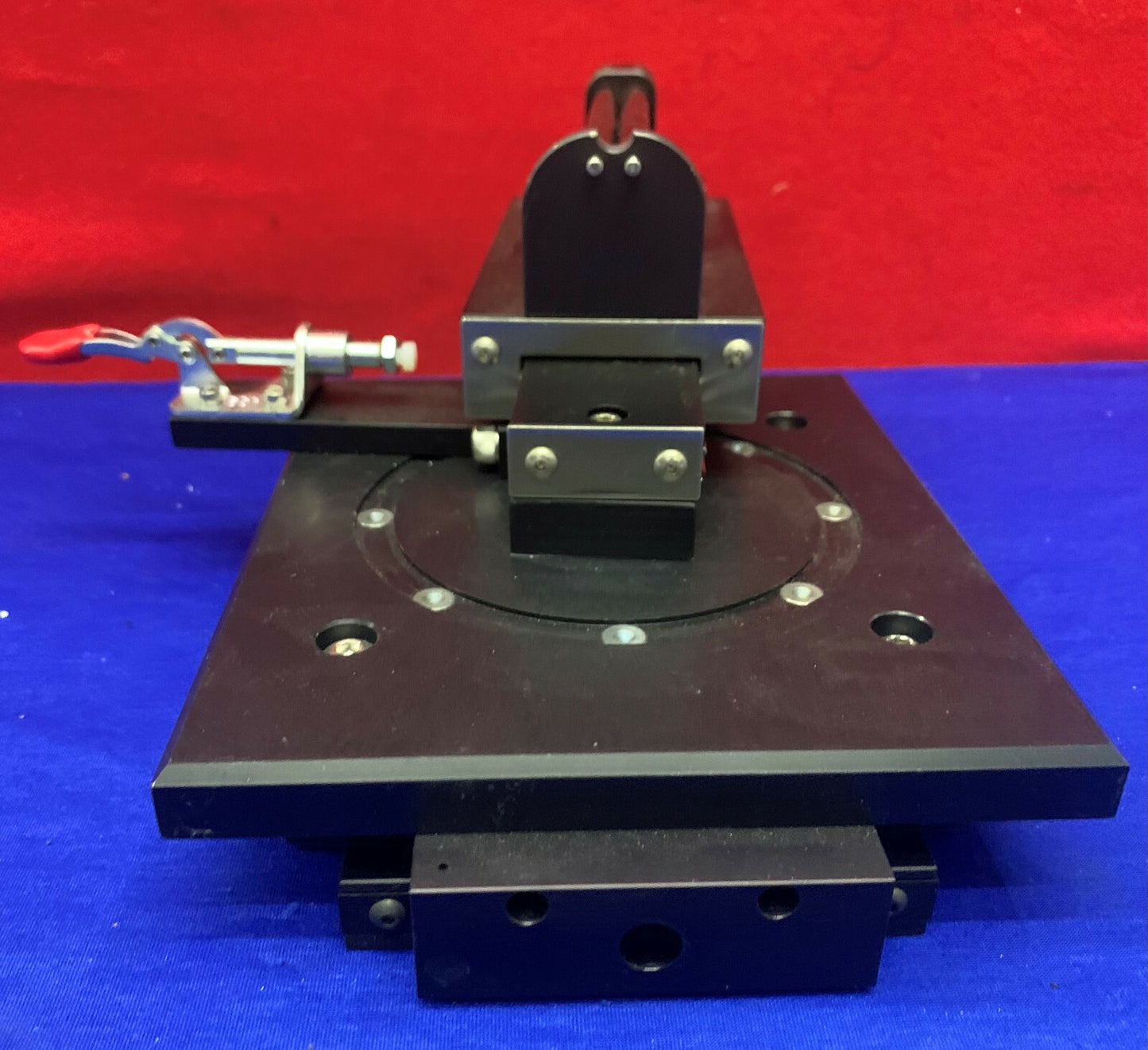 Glissière à rouleaux croisés Del Tron RS3-3 avec glissière Parker 4450-DM et dispositif de rotation
