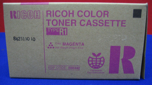 Ricoh Type R1 Toner Cassette Magenta Box Stamped 842319010 Part No. 888342