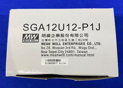 MW MEANWELL MEAN WELL SGA12U12-P1J AC/DC WALL MOUNT ADAPTER 12V 12W