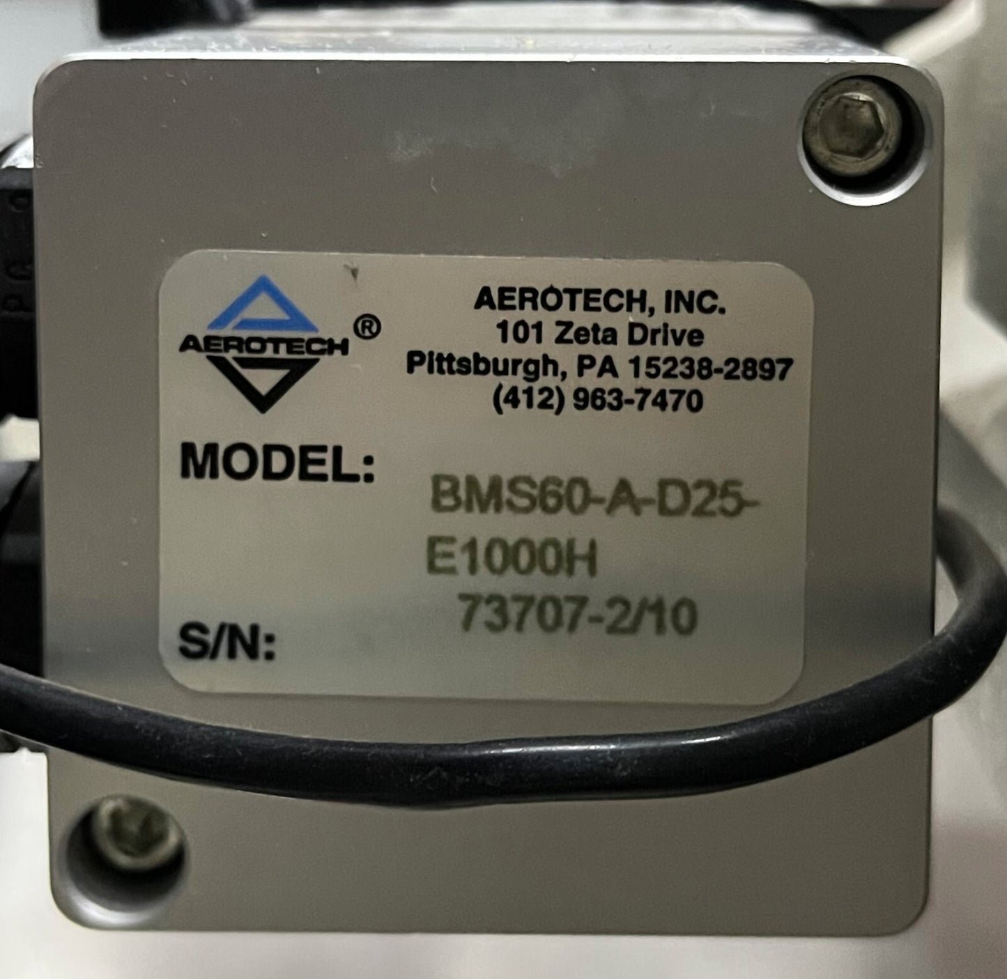 AEROTECH ATS20015 & 20015-40P MOTORIZED X-Y LINEAR STAGE APPROX 150MM 6" TRAVEL