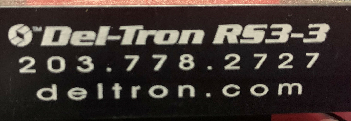 Glissière à rouleaux croisés Del Tron RS3-3 avec glissière Parker 4450-DM et dispositif de rotation