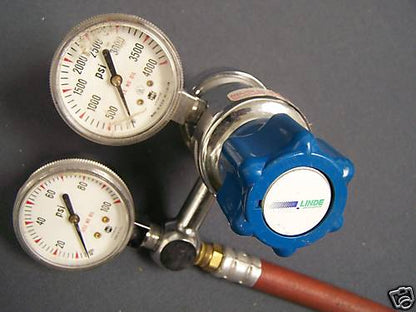 LINDE GAS REGULATOR MODEL??  SG ???5-320 SINGLE STAGE W/2 USG 0-100 & 0-4000PSI