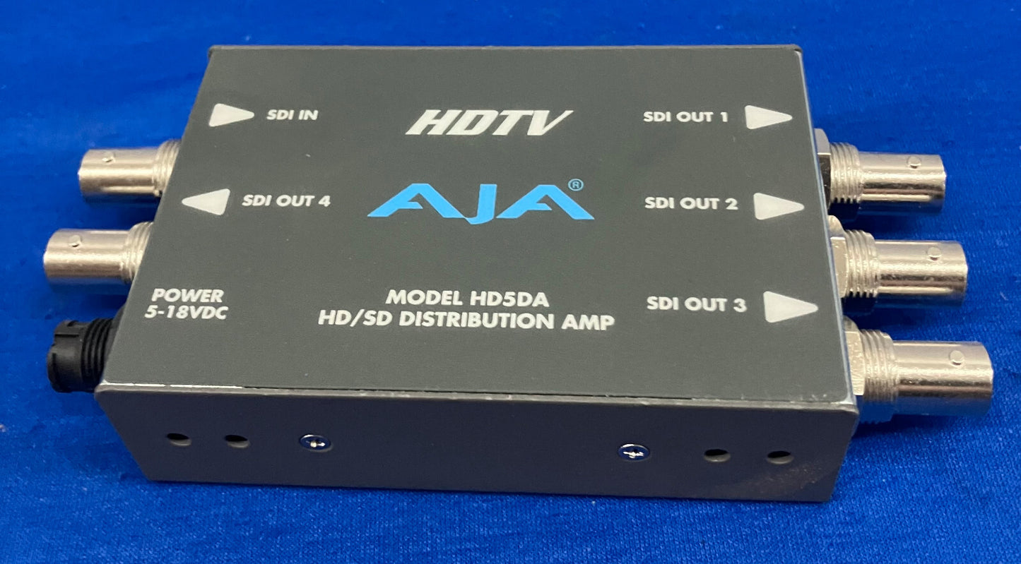 AJA HD5DA HD-SDI / SDI SERIAL DIGITAL DISTRIBUTION AMPLIFIER