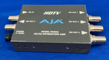AJA HD5DA HD-SDI / SDI SERIAL DIGITAL DISTRIBUTION AMPLIFIER