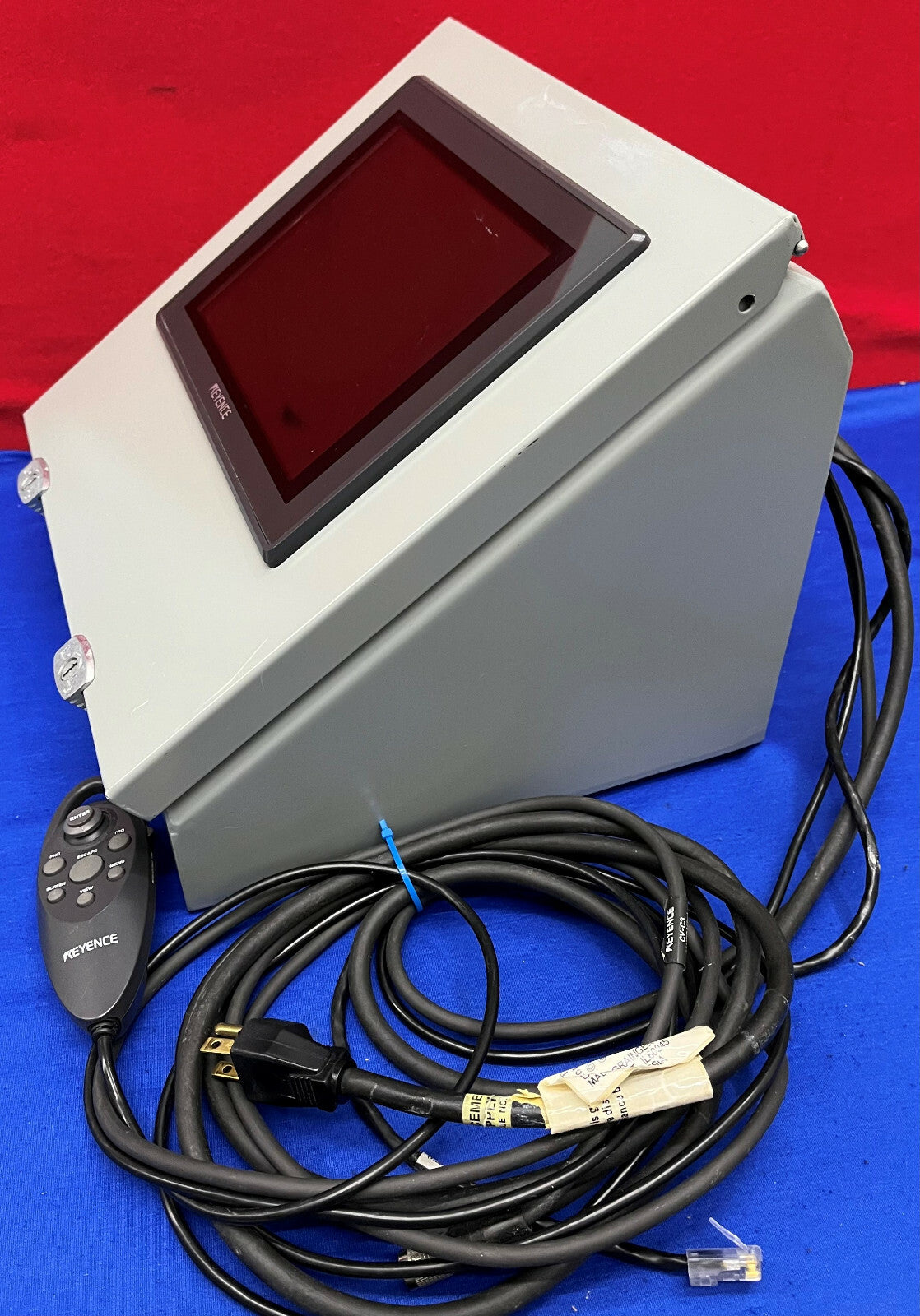 Keyence CA-MP81 LCD Color Display CV-3000 CV-3502 CA-U3 Enclosure Vision System