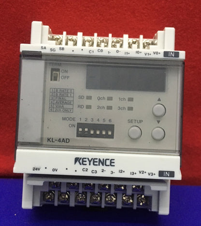 MÓDULO DE CONVERSIÓN A/D ANALÓGICO A DIGITAL KEYENCE KL-4AD / KL4AD
