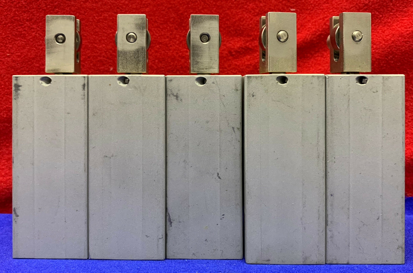 COMPACT AIR PRODUCTS AS34X2 PNEUMATIC AIR CYLINDERS. SELLING AS 1 LOT OF QTY. 5