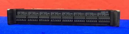 IO TECH DBK-48 DBK48 16 CHANNEL SIGNAL CONDITIONING.4 J TC DATAFORTH 8B47 UNITS