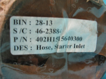 TUYAU D'ÉCHAPPEMENT DE DÉMARREUR OHIO HYDRAULIC TITEFLEX PN S951515800190 SS TRESSÉ