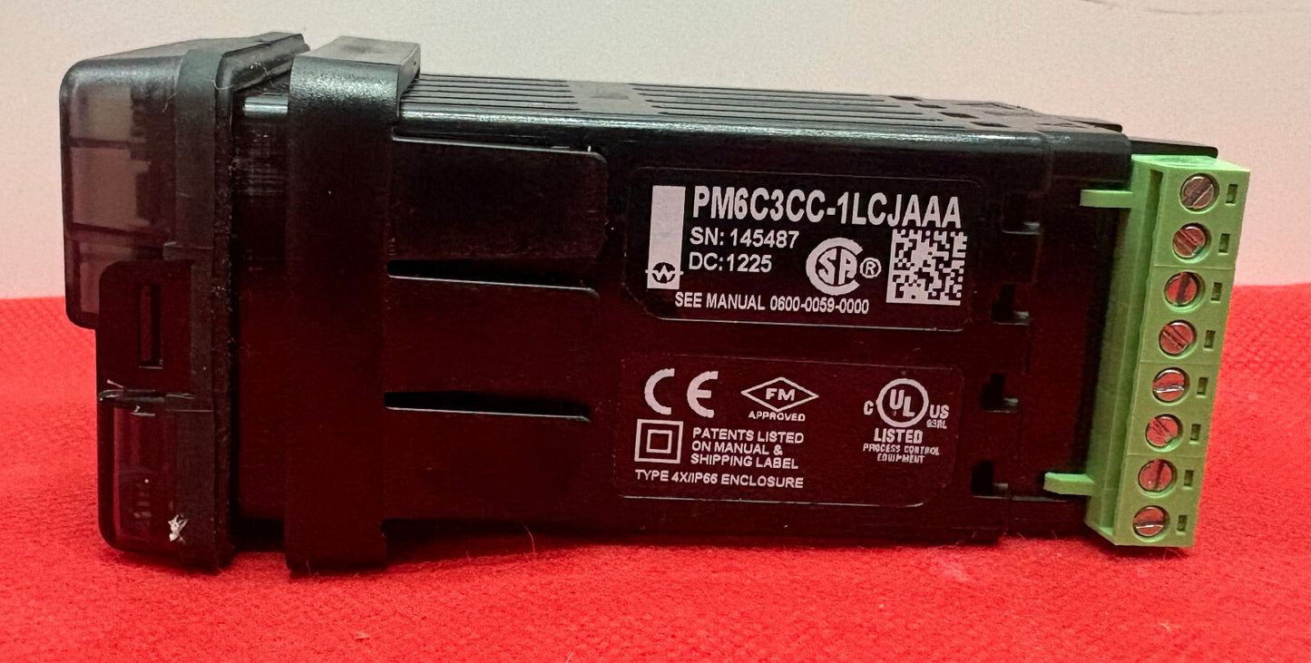 WATLOW EZ-ZONE® PM6C3CC-1LCJAAA CONTROLLER PM CONTROLS