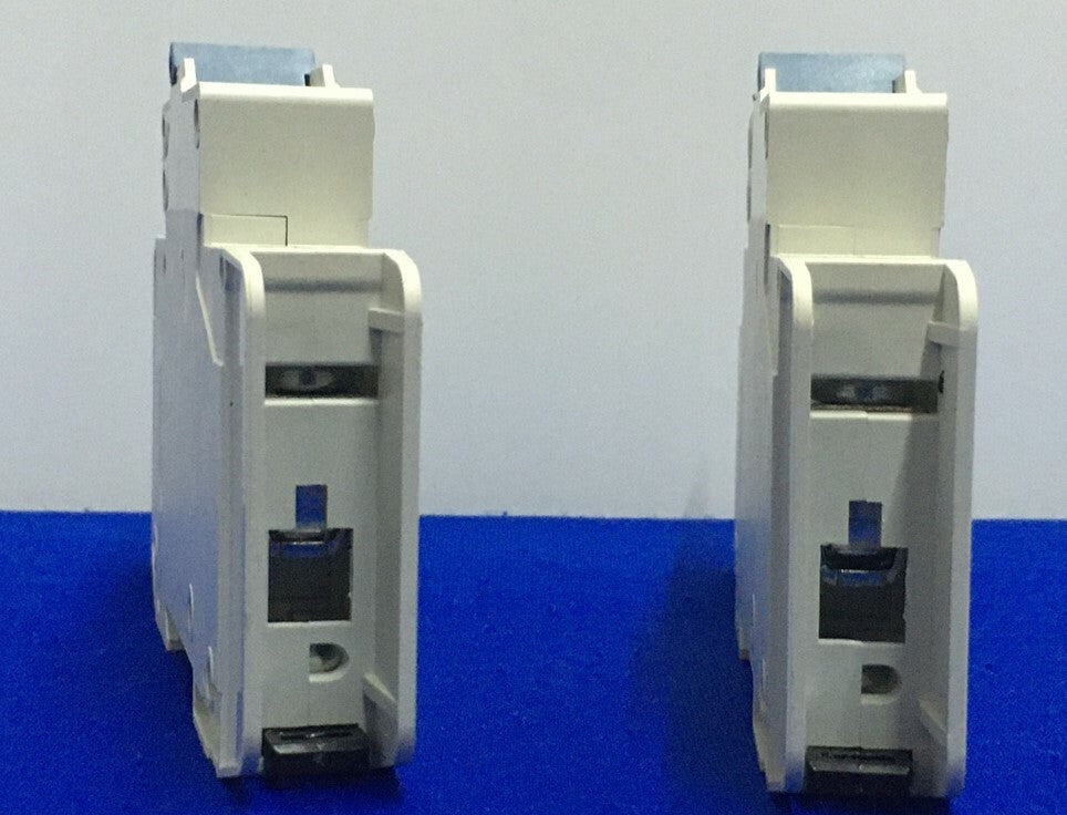 1 LOT QTY OF 2 Allen-Bradley AB 1489-D 1489-D1C020 SER A CIRCUIT BREAKER 1 POLE