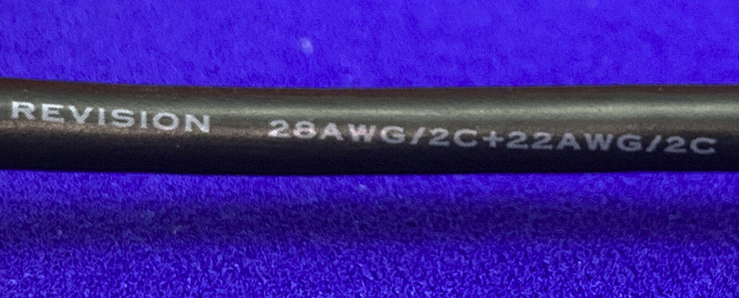 QTY 11 - Shielded High Speed Cables 28AWG/2C+22AWG/2C E188601 LL84201 4’