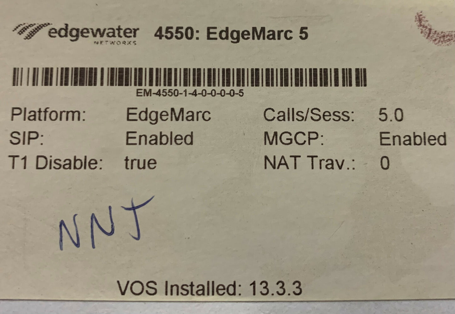Rete Edgewater Serie 4550 120-4550-01-D