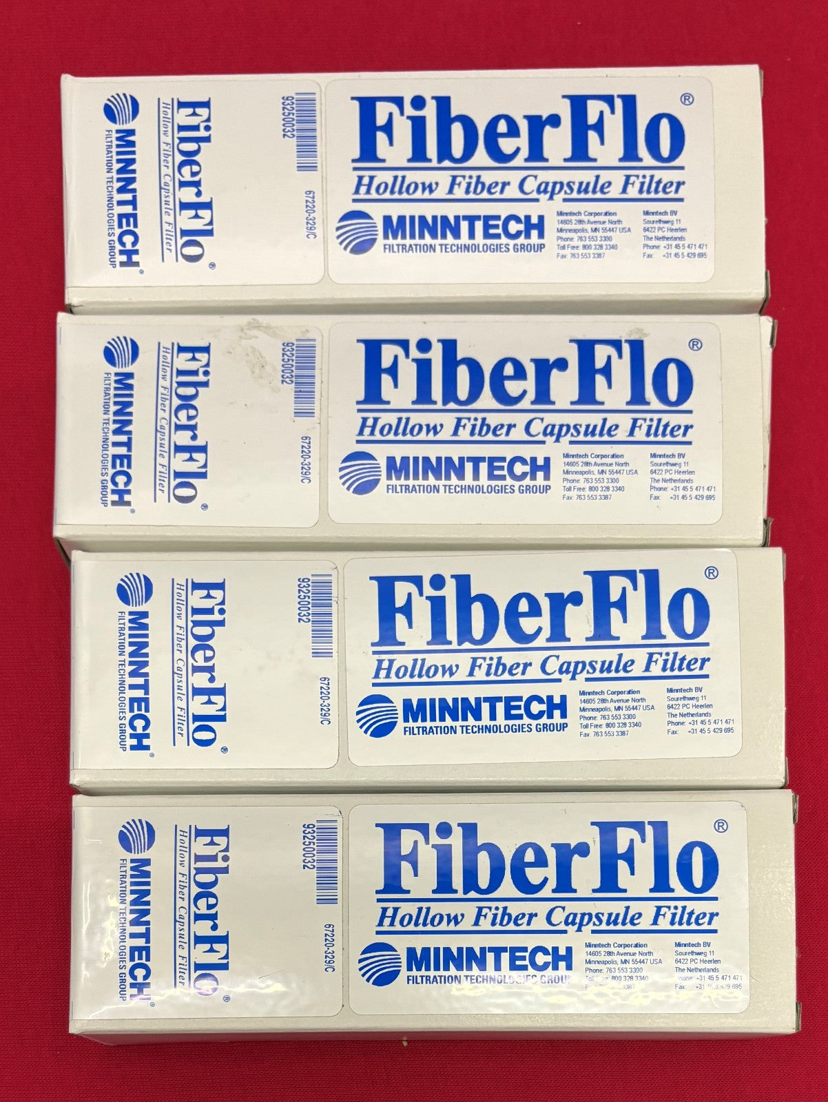 FIBERFLO ® MINNTECH M-I-050-D  50 HOLLOW FIBER CAPSULE FILTER 0.05 µm - QTY 4