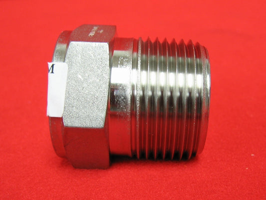 SWAGELOCK  1" NPT PLUG NKG 1 3/8" HEX NUT 316 STAINLESS