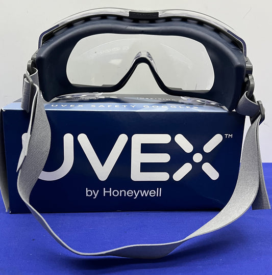 UVEX ™ STEALTH ® OTG S3970HS NAVY BODY CLEAR LENS ANTIFOG GOGGLE For Dirt Bike
