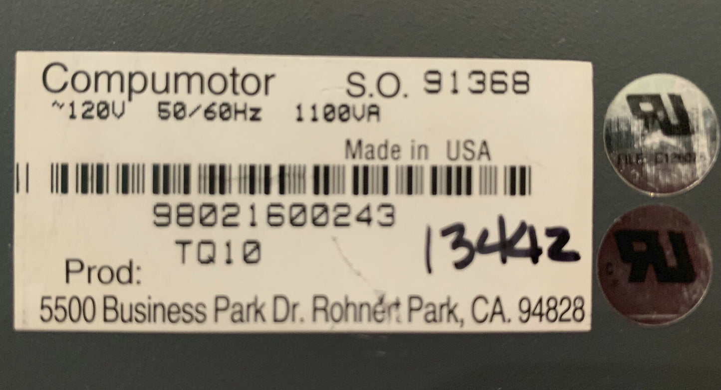 PARKER COMPUMOTOR TQ 10 TORQUE SERVO DRIVE GEBRAUCHT FÜR TEILE/REPARATUR