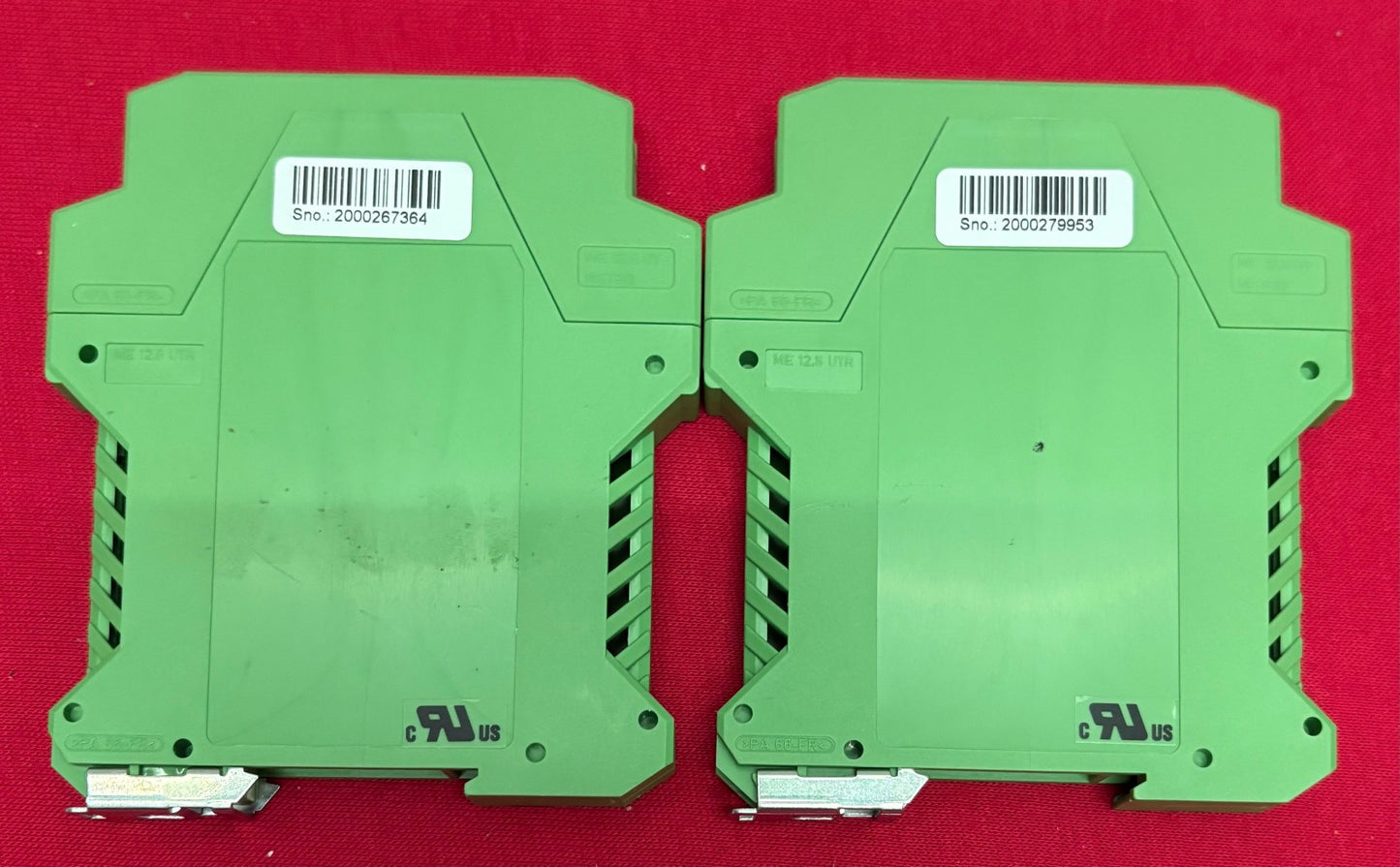PHOENIX CONTACT MCR-C-U/U-DC SIGNAL CONDITIONER ISOLATING AMPLIFIER - QTY 2
