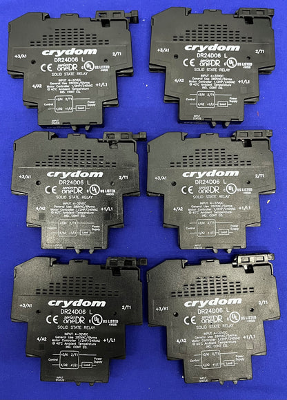 CRYDOM DR24D06 SOLID STATE RELAY, DIN RAIL 6 AMP,