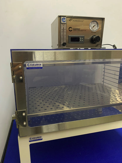 ESSICCATORE DI UMIDITÀ CON CONTROLLO AUTOMATICO DI SPURGO CLEATECH HUMODULE CON MOBILE/SUPPORTO