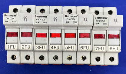 BUSSMANN ® CHCC2D1 / SÉRIE CHCC, PORTE-FUSIBLE 2 PÔLES 600 V 30 A - 1 LOT QTE 4