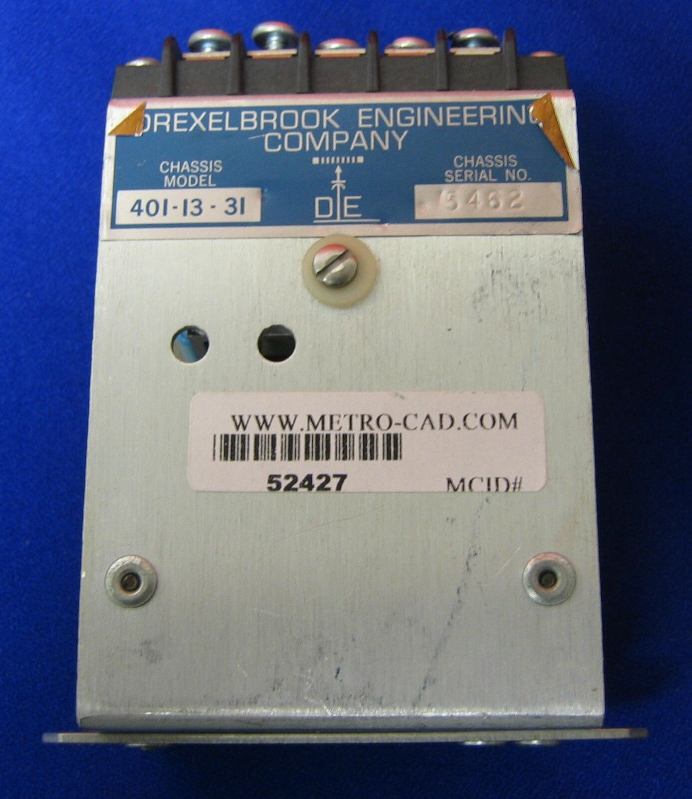 DREXELBROOK; MODELLO TELAIO 401-13-31; TELAIO METALLICO CHIUSO