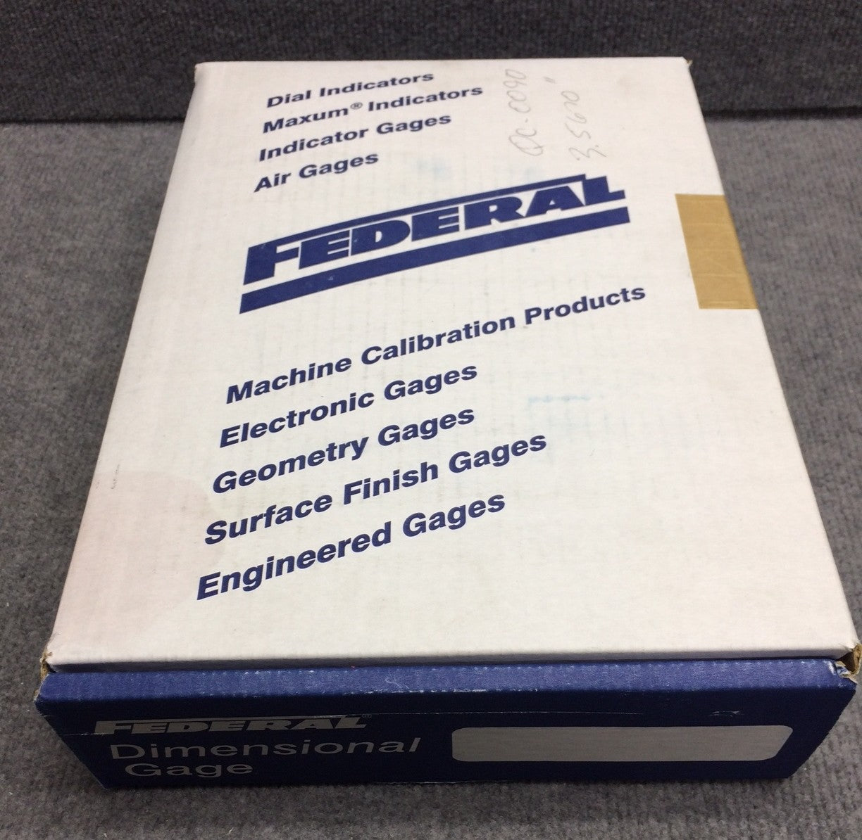 FEDERAL DIMENSIONAL GAGE / GAUGE DP50-BS2-3.5670-1 & 3.5670 X 7C01