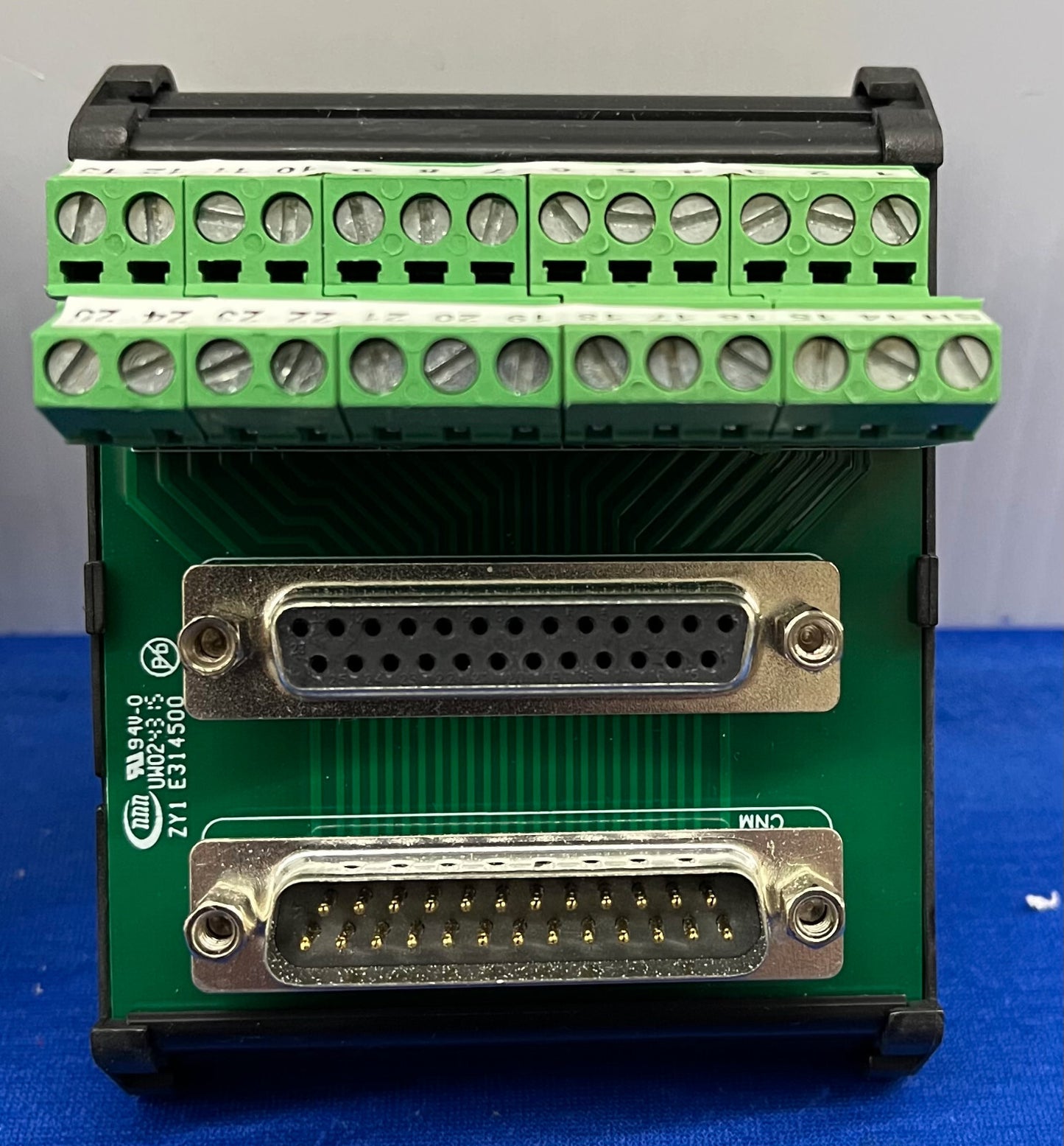 AMERICAN ELECTRICAL LDSUB-25-MF 25 PIN Dsub to TERMINAL BLOCK - 1 LOT OF QTY 2