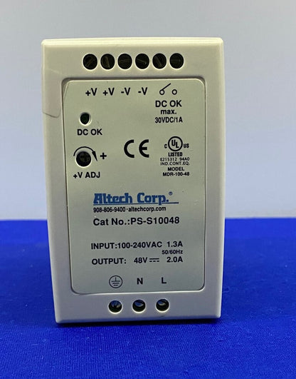 Alimentation Altech PS-S10048 AC-DC 48 V 2 A 100-240 V Montage sur rail DIN MDR-100-48