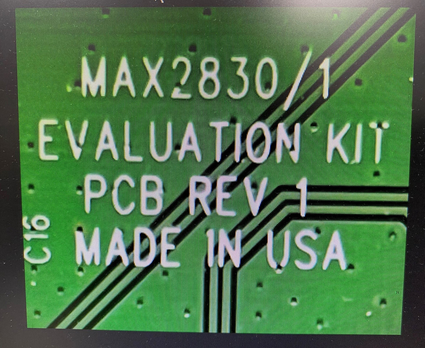 MAXIM EVALUATION KIT MAX2830/1 PCB REV 1