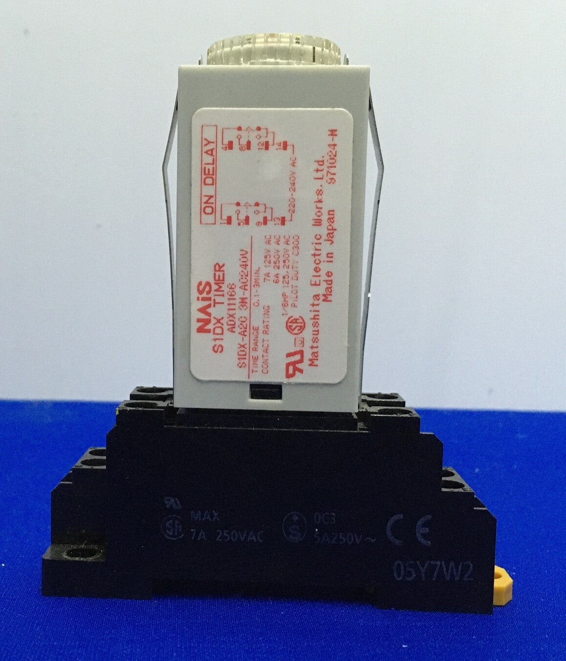 NAiS MATSUSHITA ELECTRIC WORKS S1DX / ADZ11166 DELAY TIMER MODULE & 2-M4X10