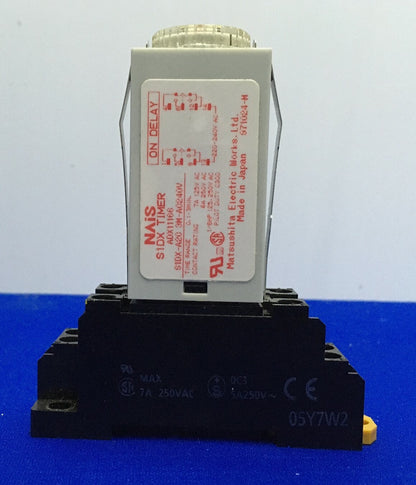 NAiS MATSUSHITA ELECTRIC WORKS S1DX / ADZ11166 DELAY TIMER MODULE & 2-M4X10