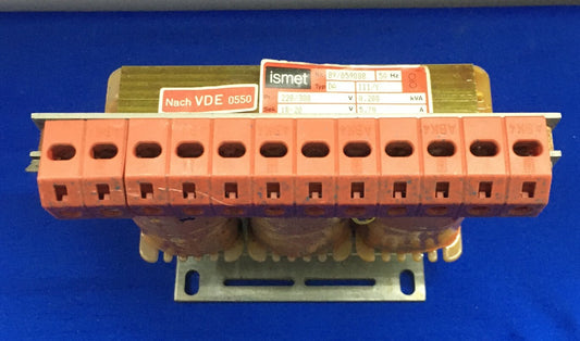 ISMET 89/059088 トランス 50HZ TYP DA III/Y PR 220/380V 0.200 kVA sek 18-20 V
