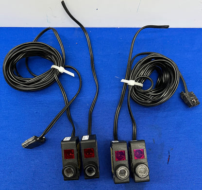 KEYENCE LV-H32 PHOTOELECTIC SENSOR HEAD VISIBLE RED SEMICONDUCTOR LASER - QTY 4