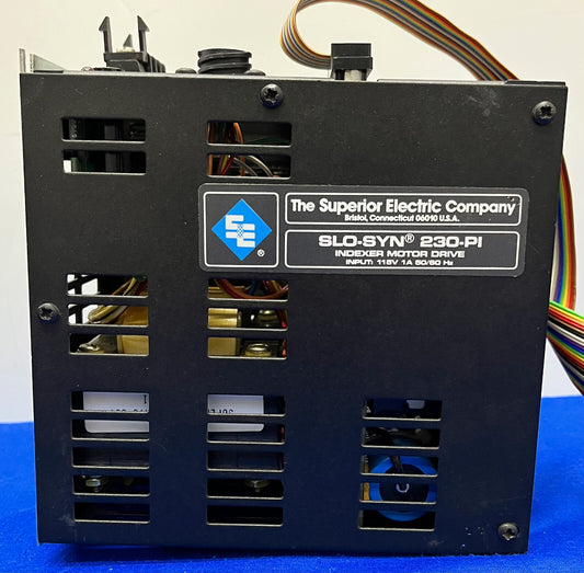 SUPERIOR ELECTRIC SLO-SYN 230-PI INDEXER MOTOR DRIVE 115V 1A 50/60HZ