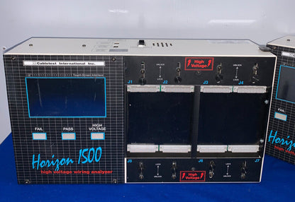 CABLETEST H1500P-HV1 HORIZON 1500 HIGH VOLTAGE WIRING ANALYZER PART/REPAIR QTY 2
