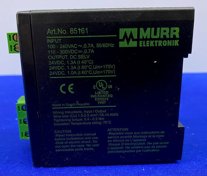 MURR ELEKTRONIK ART.NR. 85161 SCHALTNETZTEIL