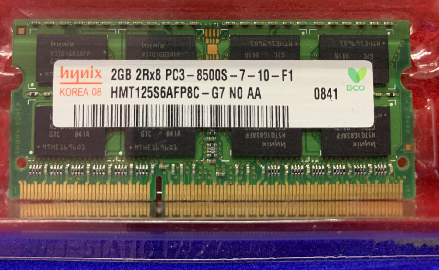 1 SET MIT 2 - HYNIX 2 GB HMT125S6AFP8C-G7
