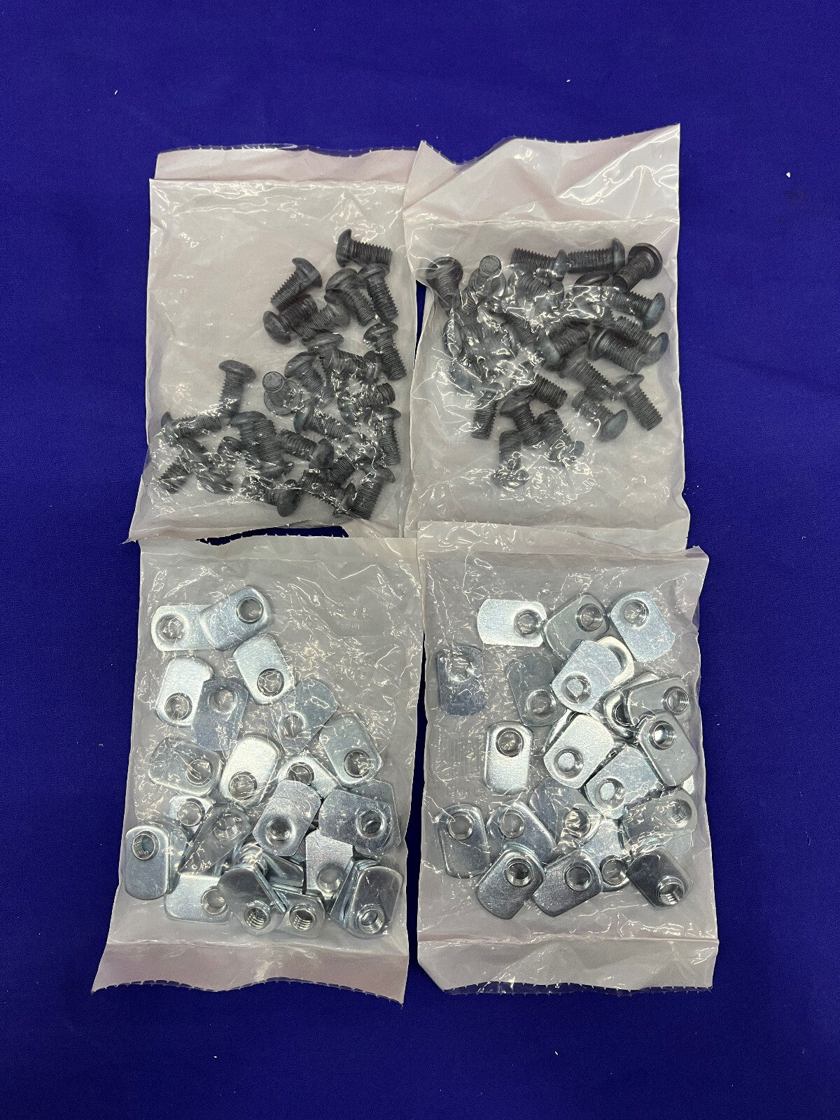QTY 50 80/20 3838 Slide T-Nut & QTY 50 13-8316 M8-1.25x16 Button Soc Cap