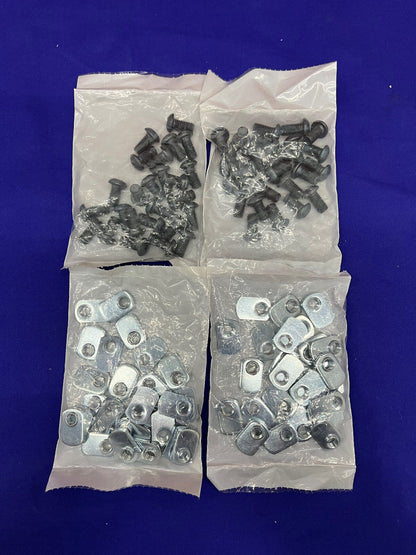 QTY 50 80/20 3838 Slide T-Nut & QTY 50 13-8316 M8-1.25x16 Button Soc Cap