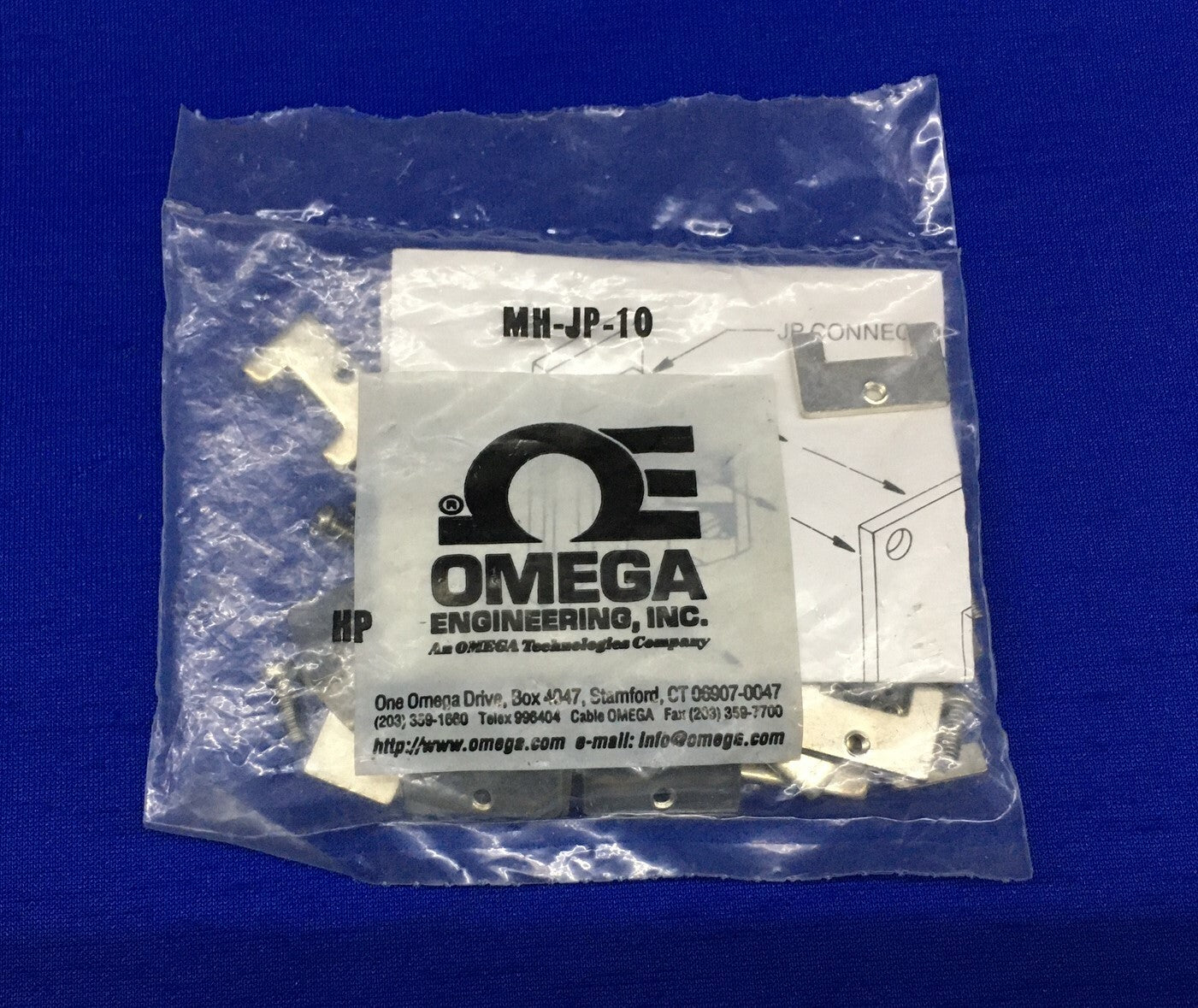 1 PKG OF 20 CLIPS/SCREWS - OMEGA MH-JP-10 JACK PANEL ACCESSORIES/MOUNTING CLIPS
