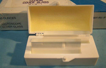 1 LOT OF QTY 8 PKGS LIPSHAW 122450 CRYSTAL CLEAR MICROSCOPE COVER GLASS SLIDE