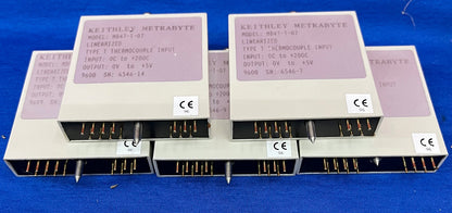 1 LOT QTY OF 5 - KEITHLEY METRABYTE MB47-T-07 LINEARIZED TYPE THERMOCOUPLE INPUT