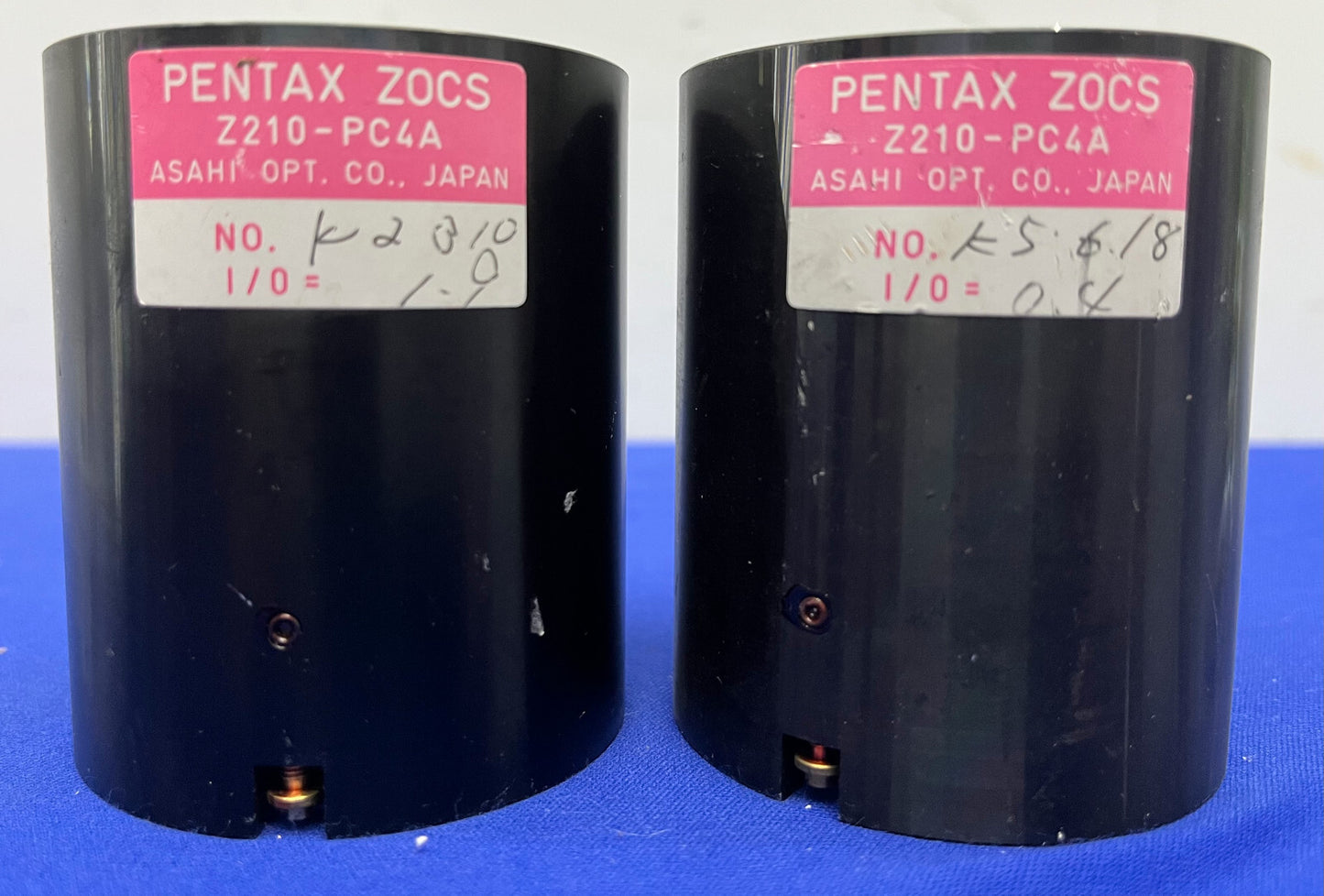PENTAX ZOCS Z210-PC4A LENS W/ SLIDE LIKE ZOOM LENS CAPABILITIES - 1 LOT QTY 2