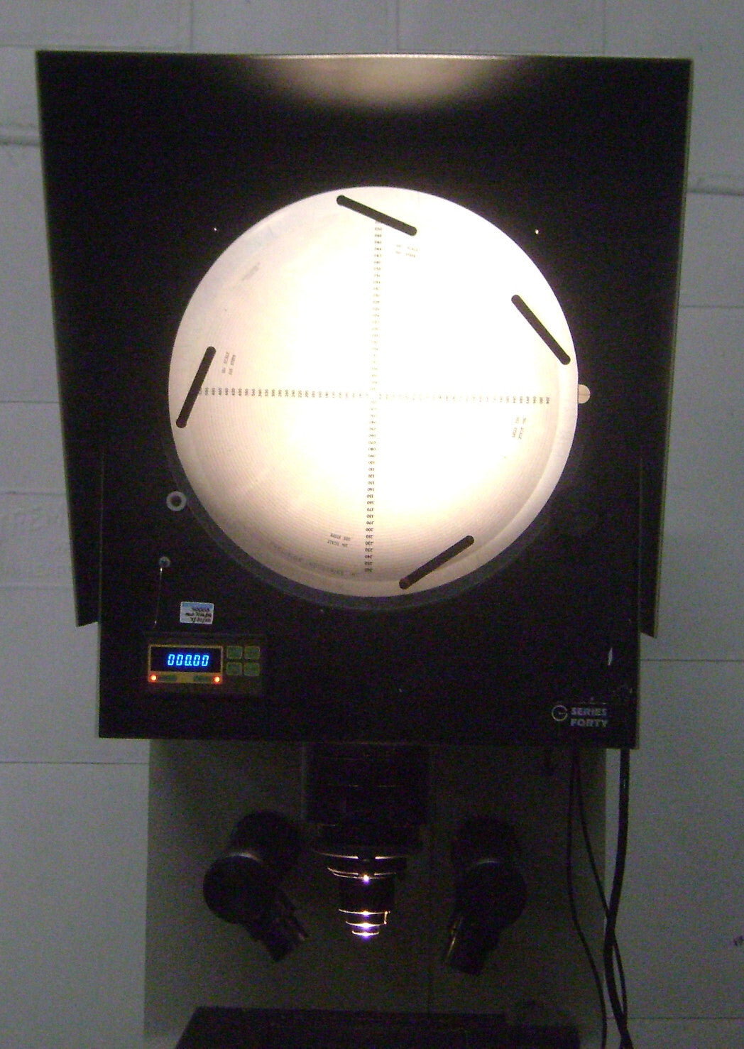 GAGE MASTER SERIES FORTY 49-GMX OPTICAL COMPARATOR INSPECTION EQUIPMENT ACU-RITE