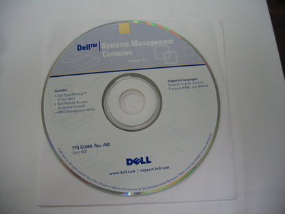 DELL SOFTWARE SYSTEMS MANAGEMENT COUNSOLES AND MANUALS VER 5.2