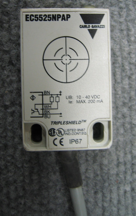 CARLO GAVAZZI EC5525NPAP TRIPLESHIELD PROXIMITY SENSOR