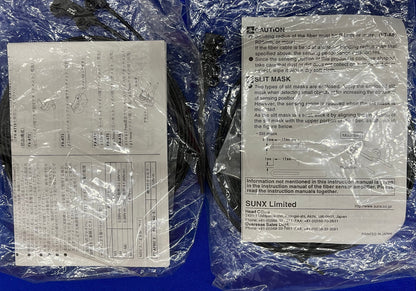 1 LOT MIT 2 STÜCK - SUNX FT-A8 UFTA8 GLASFASER-SENSOR